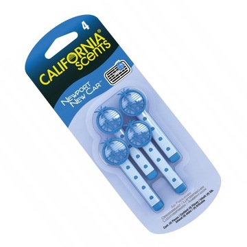 CALIFORNIA SCENTS PATYCZKI ZAPACH NEWPORT NEW CAR