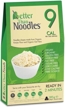 KETO KONJAC Noodles BEZ GLUTENU BIO Shirataki wegański DLA WEGAN better