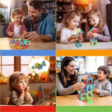 НАБОР БОЛЬШИХ МАГНИТНЫХ ПЛИТОК 105 EL МАГНИТНАЯ ПЛИТКА MONTESSORI