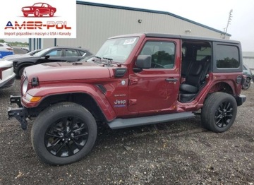 Jeep Wrangler IV 2021 Jeep Wrangler Unlimited Sahara 4XE 2021 2.0l 2.0 Hybryda 375KM