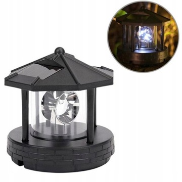 LATARNIA SŁONECZNA LED SOLARNA ZEWNĘTRZNA 360°LED