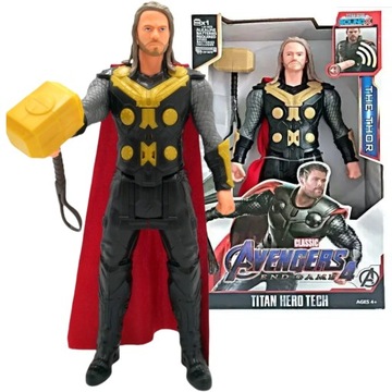 DUŻA FIGURKA 30CM Avengers Marvel THOR dźwięk światło