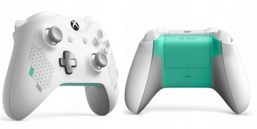 25. PAD KONTROLER XBOX ONE SERIES S X PC SPORT WHITE GUMOWANE GRIPY LIMITED