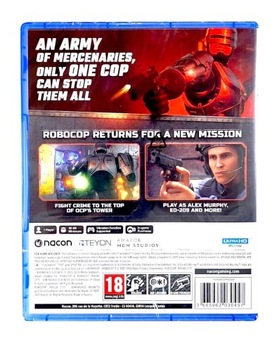 ИГРА РОБОКОП ДЛЯ PS5: ROGUE CITY – НЕЗАВЕРШЕННОЕ ДЕЛО / PLAYSTATION 5 / BOX