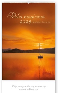 KALENDARZ WIELOPANSZOWY A3 REKLAMOWY 2025 LUCRUM POLSKA MAGICZNA RW2
