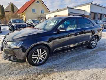 Volkswagen Jetta VI Sedan 1.4 TSI 122KM 2014 Volkswagen Jetta Sliczna czarna 1.4 benzyna salon Polska 1 wlasciciel bezw, zdjęcie 3