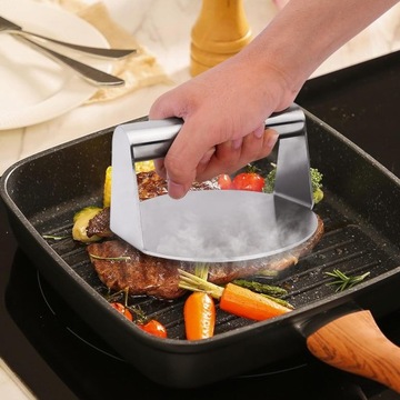 СТАЛЬНОЙ БУРГЕР-ПРЕСС ДЛЯ МЯСНЫХ НАРЕЗОК 14 СМ