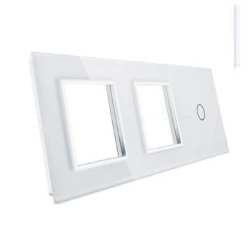 LIVOLO PANEL 3 MODUŁY 1+G+G DO WŁĄCZNIK I GNIAZD B