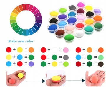 ПЛАСТИКИН SENSO ПЕНА ПОЛИМЕРНАЯ ГЛИНА 12 ШТ.