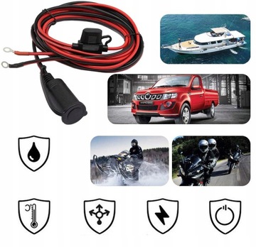 РОЗЕТКА ПРИЖИГАЛА НА ПАНЕЛИ С ПРЕДОХРАНИТЕЛЕМ 3,5М