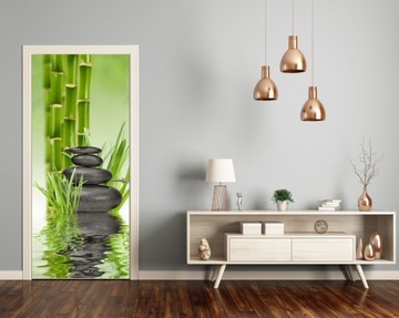 САМОКЛЕЯЩИЕСЯ НАСТЕННЫЕ ОБОИ ДЛЯ ДВЕРИ SPA ZEN STONES