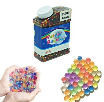 20000 ШТ. ЦВЕТНЫХ ШАРИКОВ ГИДРОГЕЛЕВОГО ГЕЛЯ ДЛЯ УКРАШЕНИЙ