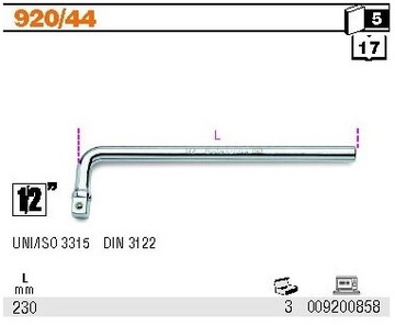 BETA Pokrętło kątowe 1/2