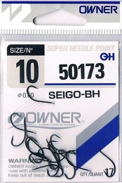 Haczyki OWNER typ 50173 rozmiar nr 10 LIN, LESZCZ
