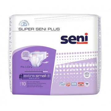 SUPER SENI PLUS XS pieluchomajtki dla dorosłych