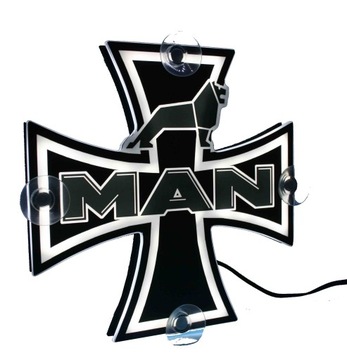 Tabliczka podświetl krzyż 428_MAN LOGO TIR