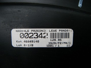 FIAT PANDA II 03-12 PODBĚH LEVÝ PŘEDNÍ 46849140