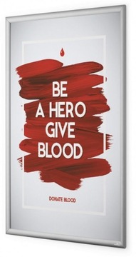 Алюминиевая рамка для плакатов OWZ A1 с низкоотражающей УФ-пленкой