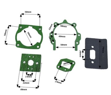 ПРОКЛАДКИ ДЛЯ БЕНЗИНОВОГО РЕМКОМПЛЕКТА