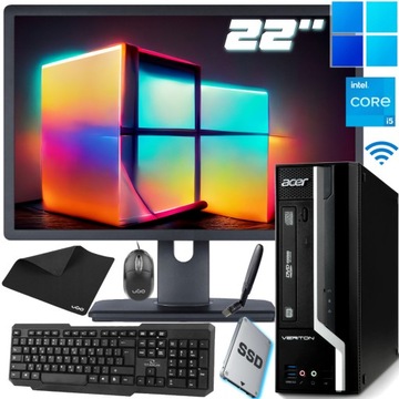 Zestaw ACER X4630G i5 QUAD 4/960 SSD WiFi 22'' W10