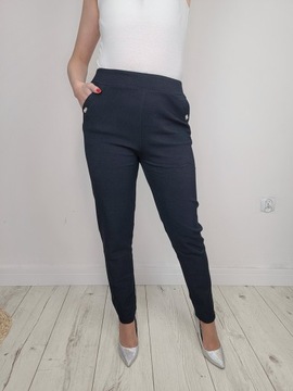 XXL-6XL Eleganckie spodnie damskie gładkie KOLORY