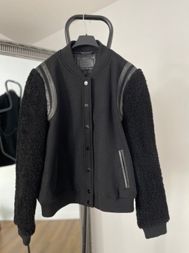 UGG kurtka bomberka XL wełniana naturalny kożuch