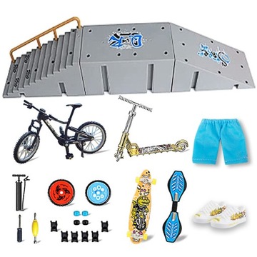 Fingerboard Tech Deck Skatepark Deskorolka Rampa Hulajnoga Zestaw
