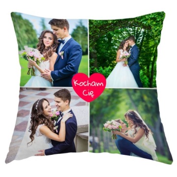 FOTO PODUSZKA ZE ZDJĘCIEM 50x50 cm PREZENT