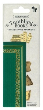 Bookminders Tumbling Books - zestaw 4 metalowych