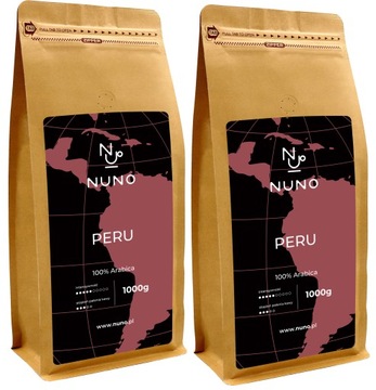 KAWA PERU ŚWIEŻA 72H OD WYPALENIA ARABIKA 2X1KG