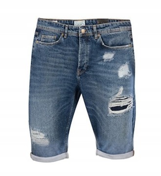 Only Sons Spodenki Jeans Dziury Stylowe XL