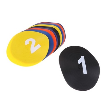 10 футбольных тренировочных досок, оборудование для разметки препятствий.