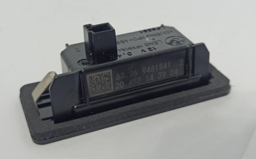 BMW LAMPA LED PODSVÍCENÍ TABULKY 9481841 NOVÁ