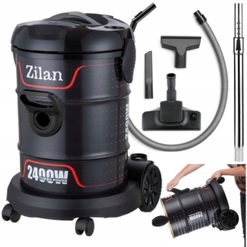 УНИВЕРСАЛЬНЫЙ МОЩНЫЙ ПРОМЫШЛЕННЫЙ ПЫЛЕСОС С БЕЗРЕШЕННЫМ ВОЗДУХОМ 21Л 2400ВТ