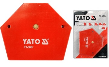 YATO KĄTOWNIK SPAWALNICZY MAGNET 111x136x24mm 34kg