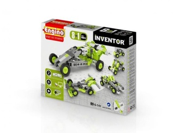 INVENTOR 8 MODELS CARS - SAMOCHODY, ENGINO