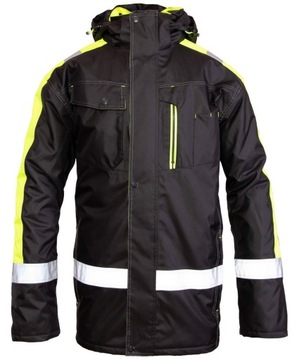 Kurtka OCIEPLANA ODBLASKOWA BENEFIT RIVAL ZIMA XL