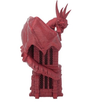 Дракон на башне - маленькая башня для игры в кости - Fates End Wyvern Tiny Towers Dice Tower