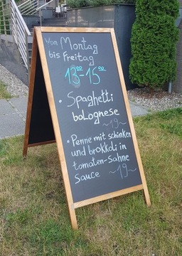 ДВУХСТОРОННЯЯ рекламная подставка для МЕЛОВОЙ ДОСКИ 120х60см МЕЛОВАЯ ДОСКА