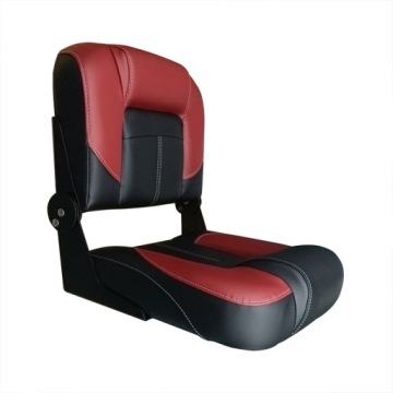 Fotel do łodzi MyBoat BASS Premium Low Back Czarno Czerwony