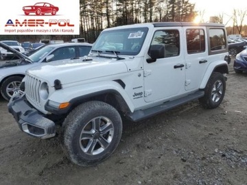 Jeep 2021 Jeep Wrangler 2021r., Unlimited Sahara, od ubezpieczalni 3.6 Benzyna 285KM