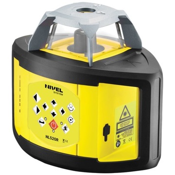Niwelator laserowy Nivel System NL520 + łata LS-24 + statyw SJJ1