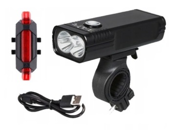 Cyklistická lampa NX2 L2 1000lm 2600 mAh Usb (E030)