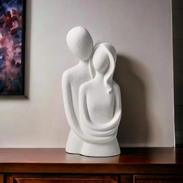 Керамическая Статуэтка Декоративная Декоративная Пара Белого Цвета На Полке Свадебный Подарок