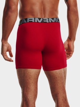 BOKSERKI MĘSKIE UNDER ARMOUR MAJTKI SPORTOWE BAWEŁNA KOMFORT 3PAK 1363617