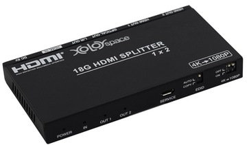 Splitter HDMI 1x2 HDR 4K HDCP 2.2! Audio Extractor