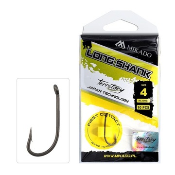 MIKADO Haki karpiowe Territory Long Shank 2