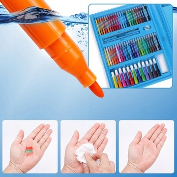 Чемодан ARTISTIC ARTISTIC CENCILS МАРКЕРЫ 208 БЕСПЛАТНЫЙ РОЖДЕСТВЕНСКИЙ ПОДАРОК ​​x2