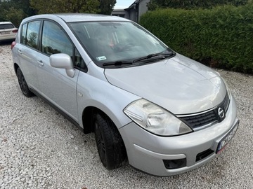 Nissan Tiida Hatchback 1.6 i 110KM 2009 NISSAN TIILDA zarejestrowany, stan dobry klima, zdjęcie 2