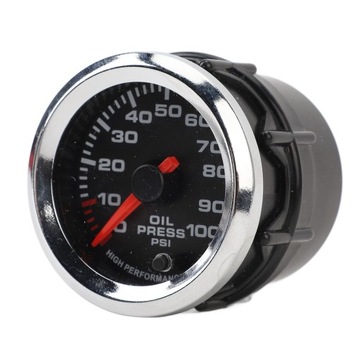 Wskaźnik ciśnienia oleju 52 mm 12 V 0 100 PSI Miernik
